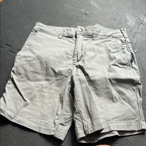 American Eagle Outfitters Light Gray Flat Front Shorts